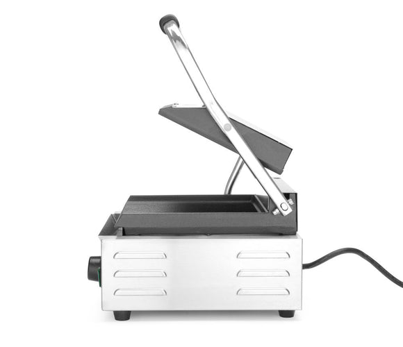 Kontakt Grill - Enkelt versjon, Ribbed Top and Bottom, 230V/1800W, 310x370x (H) 210mm - for Storkjøkken - XL - Storkjøkken