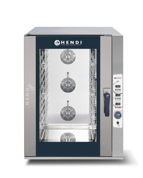 Konveksjon dampovn digital nano 12x gn1/1, 400v/16100w, 920x834x (h) 1195mm - for Storkjøkken - XL - Storkjøkken