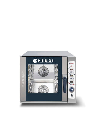 Konveksjon dampovn digital nano 5x gn2/3, 400v/5400w, 700x714x (h) 628mm - for Storkjøkken - XL - Storkjøkken