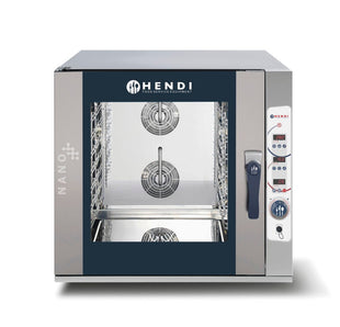 Konveksjon dampovn digital nano 7x GN1/1, mørkegrå, 400V/10800W, 920x834x (H) 859mm - for Storkjøkken - XL - Storkjøkken