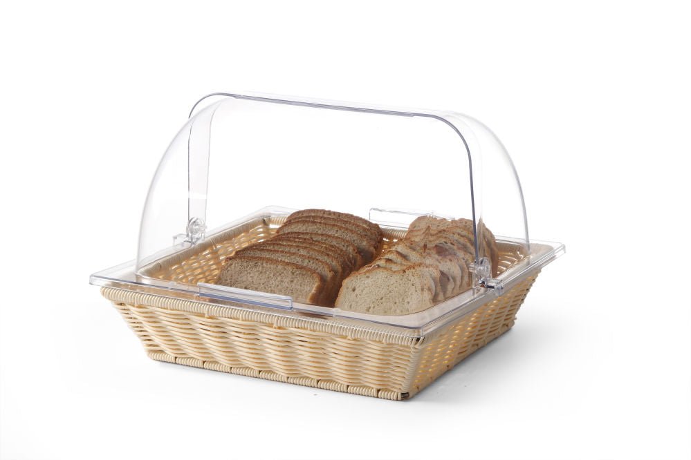 Kurv med rulletoppdeksel, kurv og omslag, GN 2/3, 365x335x (H) 245mm - for Storkjøkken - XL - Storkjøkken