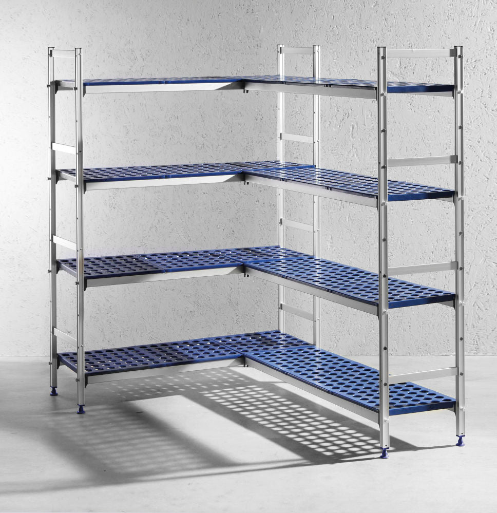 Lagringsstativ for GN - Kontainere Aluminium, 1120x355x (H) 1685mm - for Storkjøkken - XL - Storkjøkken