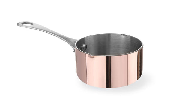 Liten Blåskjell og kasseroller - Sauspanne med tut, ø85x (h) 50mm - for Storkjøkken - XL - Storkjøkken