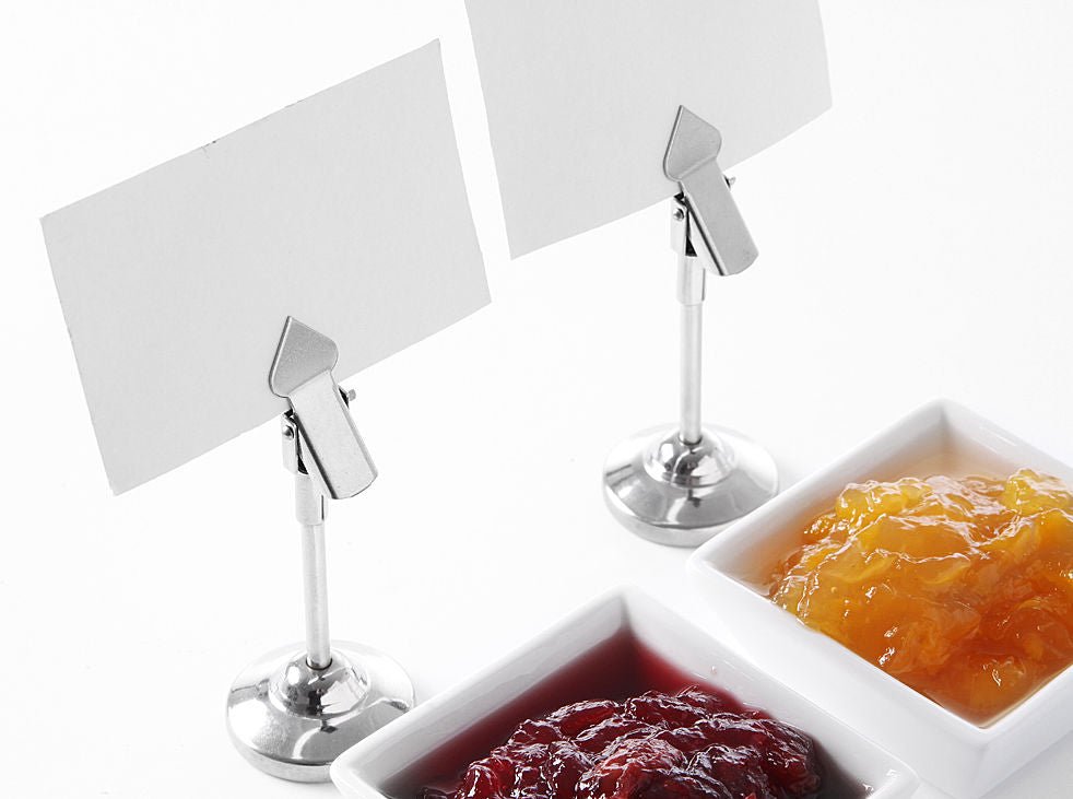 Meny holder - 2 stk, 2 stk., Ø40x (H) 104mm - for Storkjøkken - XL - Storkjøkken