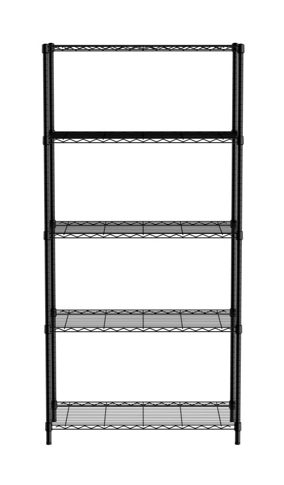 Oppbevaringsstativ med 5 hyller, Chrome, 910x455x (H) 1830mm - for Storkjøkken - XL - Storkjøkken