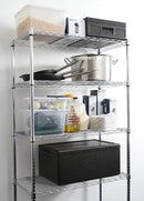 Oppbevaringsstativ med 5 hyller, Chrome, 910x455x (H) 1830mm - for Storkjøkken - XL - Storkjøkken