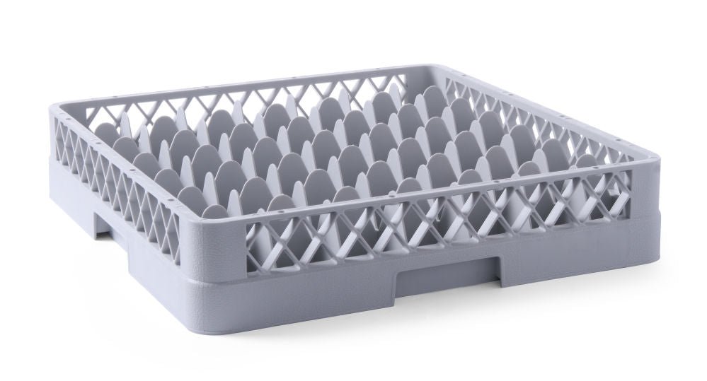 Oppvaskmaskinkurv for glass, 36 rom, 500x500x (h) 104mm - for Storkjøkken - XL - Storkjøkken