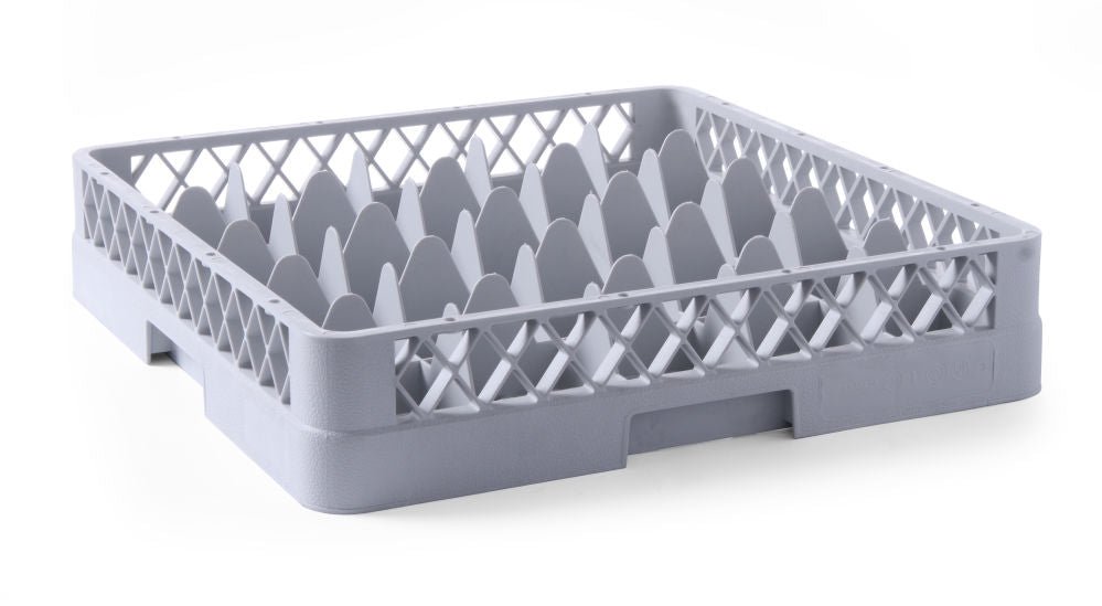 Oppvaskmaskinkurv for glass, 36 rom, 500x500x (h) 104mm - for Storkjøkken - XL - Storkjøkken