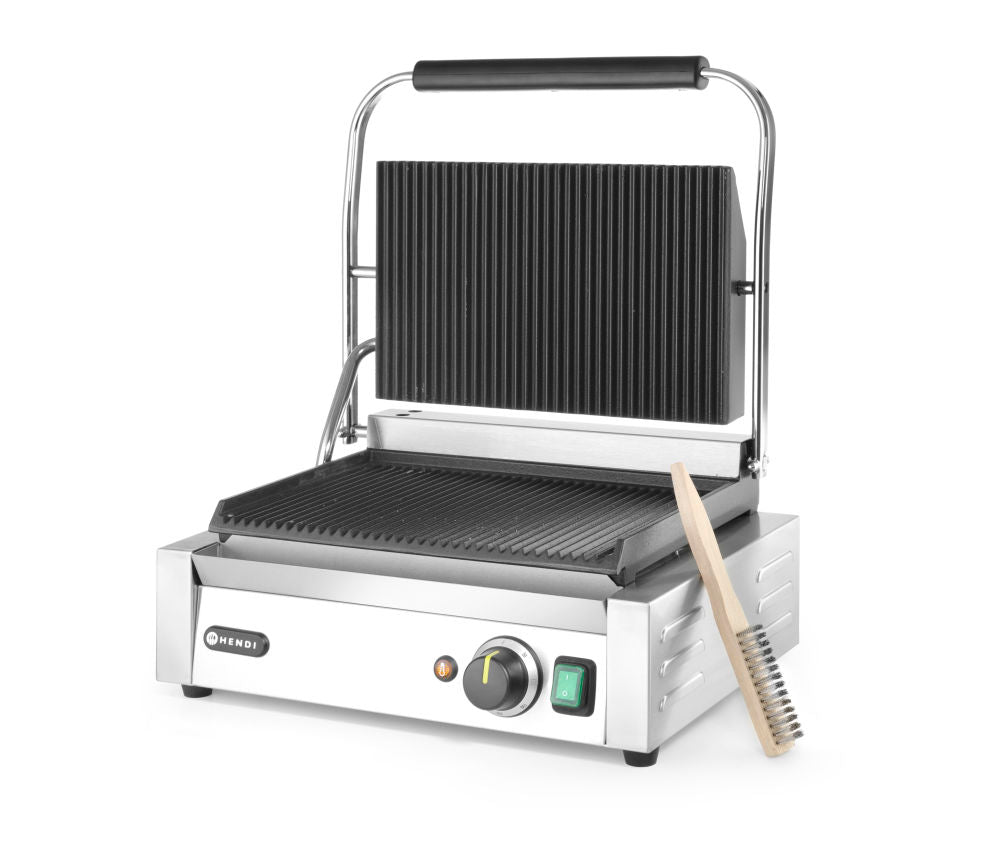 "Panini" Grill - Ribbet - for Storkjøkken - XL - Storkjøkken
