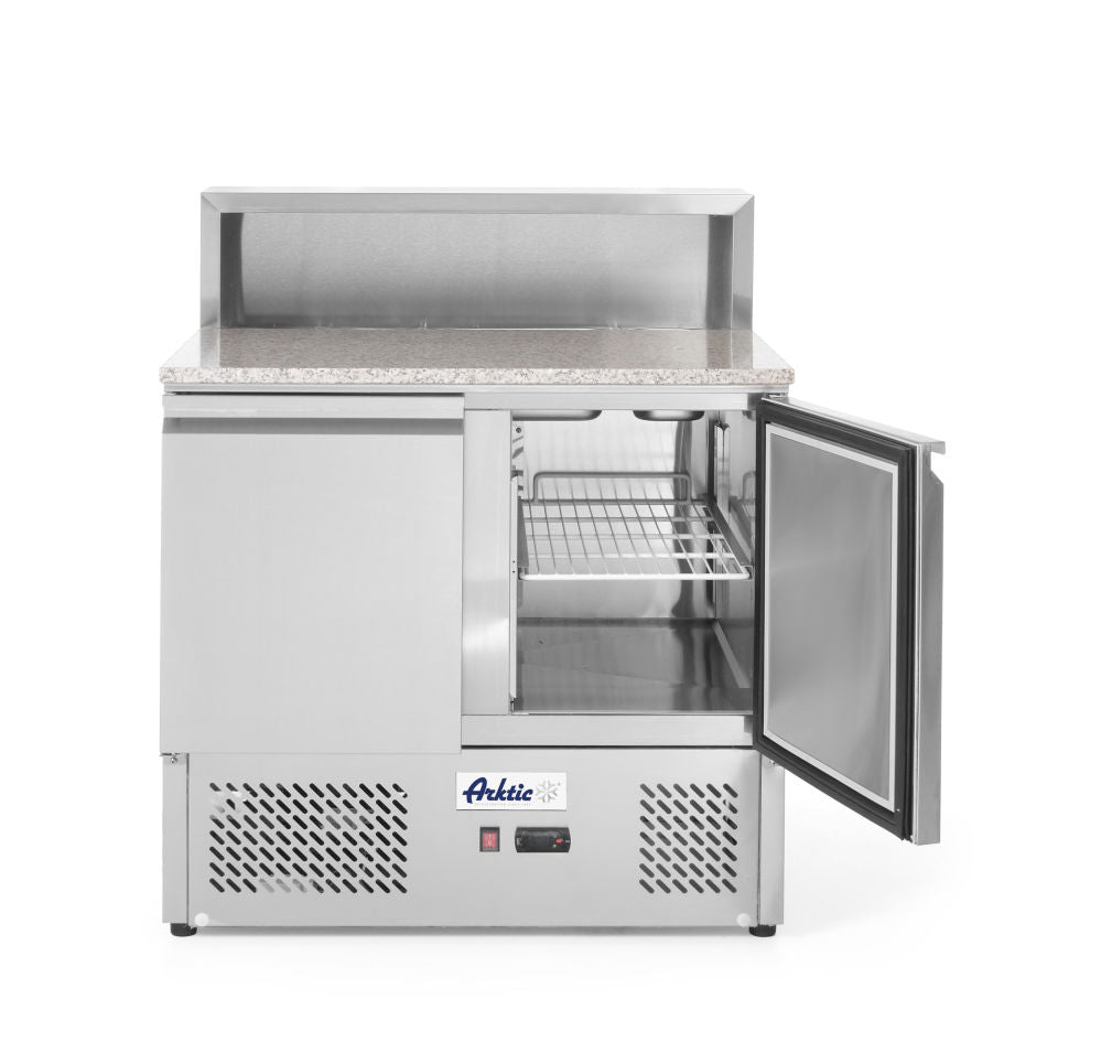 Pizza arbeidsbenk med 2 dører 300L, Arktic, 230V/310W, 900x700X (H) 1100mm - for Storkjøkken - XL - Storkjøkken