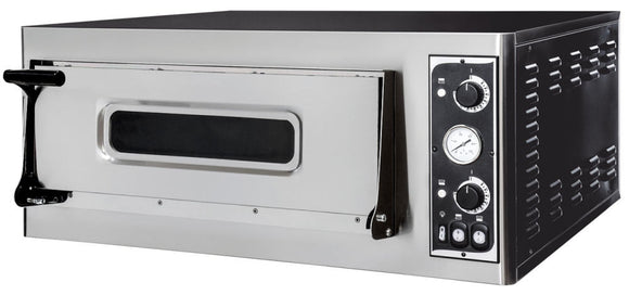 Pizza Ovn Basic 4, 1 kammer, 400V/4700W, 975x814X (H) 413mm - for Storkjøkken - XL - Storkjøkken