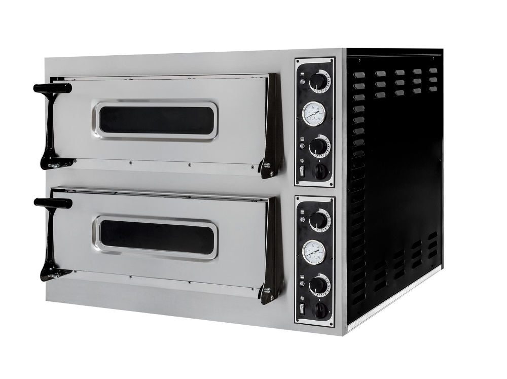Pizza Ovn Basic 44, 2 Chambers, 400V/9400W, 975x814X (H) 860mm - for Storkjøkken - XL - Storkjøkken