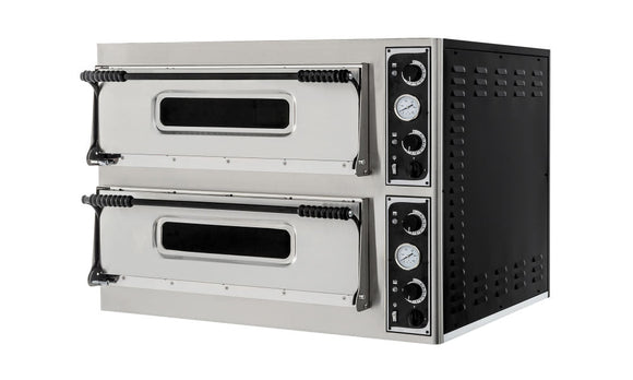 Pizza Ovn Basic XXL 66, 2 Chambers, 400V/18000W, 1360x844X (H) 745mm - for Storkjøkken - XL - Storkjøkken