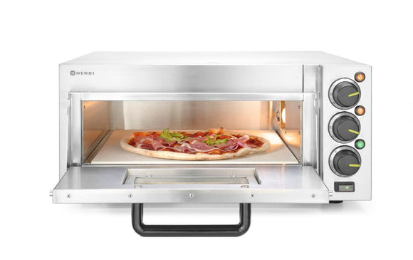 Pizza Ovn Compact, Silver, 230V/2000W, 580x560X (H) 275mm - for Storkjøkken - XL - Storkjøkken