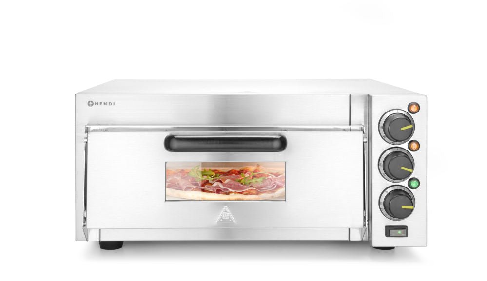 Pizza Ovn Compact, Silver, 230V/2000W, 580x560X (H) 275mm - for Storkjøkken - XL - Storkjøkken
