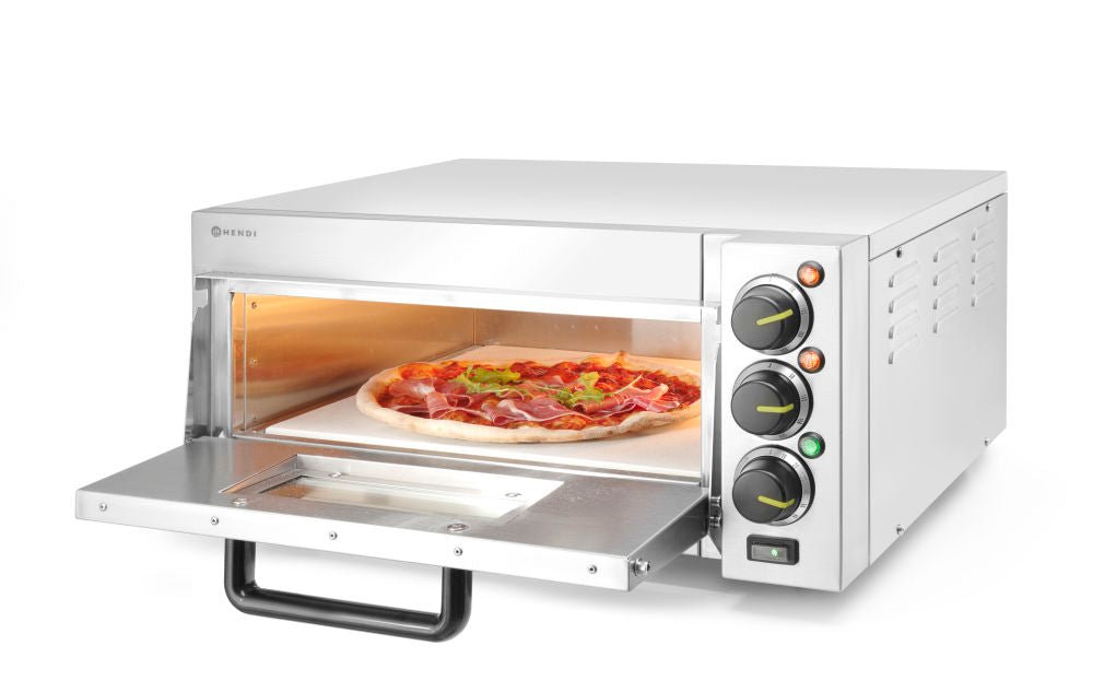 Pizza Ovn Compact, Silver, 230V/2000W, 580x560X (H) 275mm - for Storkjøkken - XL - Storkjøkken