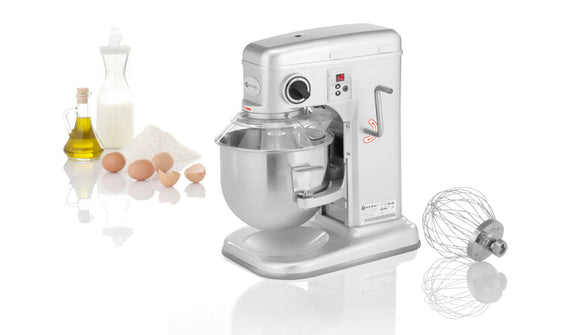 Planetary Mixer, 7L, Silver, 230V/650W, 334x431X (H) 490mm - for Storkjøkken - XL - Storkjøkken