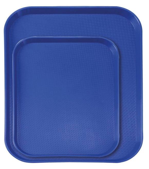 Polypropylen fastfood - brett, liten, lysegrå, 265x345x (h) 20mm - for Storkjøkken - XL - Storkjøkken