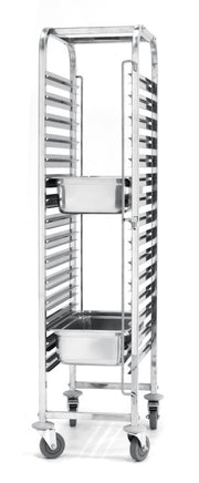 Ryddevogn - 15 x GN 1/1, 440x610x (H) 1710mm - for Storkjøkken - XL - Storkjøkken