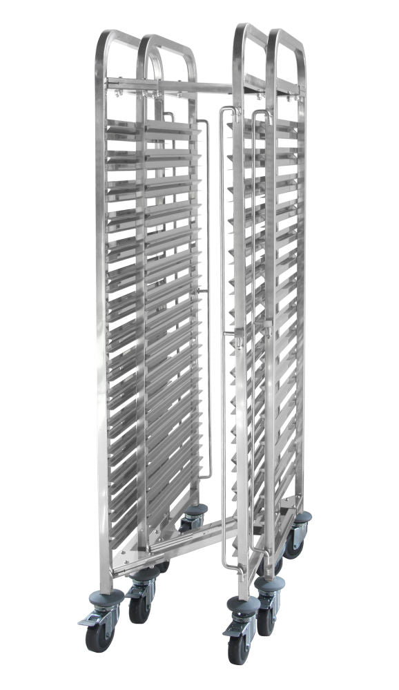 Ryddevogn kompakt oppbevaring sammenleggbar - 15 X GN 1/1, 445x610x (H) 1710mm - for Storkjøkken - XL - Storkjøkken