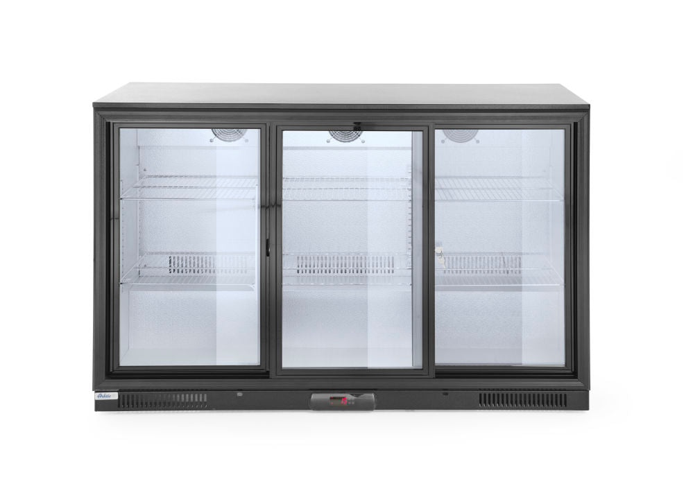 Ryggstang kjøleskap skyvedører 303L, Arktic, 220 - 240V/215W, 1335x500X (H) 900mm - for Storkjøkken - XL - Storkjøkken
