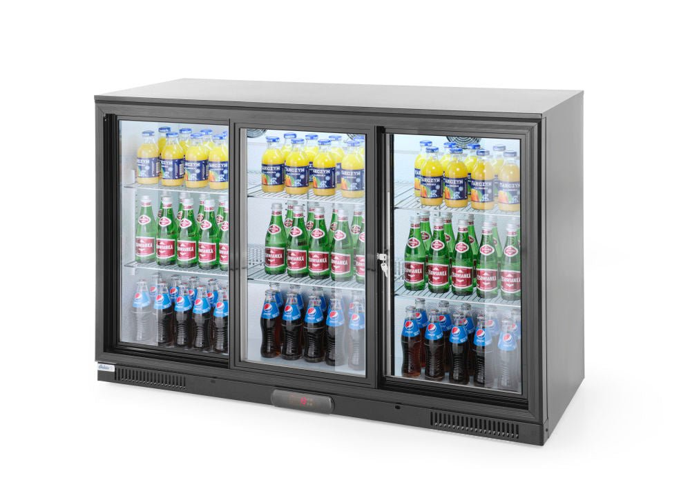 Ryggstang kjøleskap skyvedører 303L, Arktic, 220 - 240V/215W, 1335x500X (H) 900mm - for Storkjøkken - XL - Storkjøkken