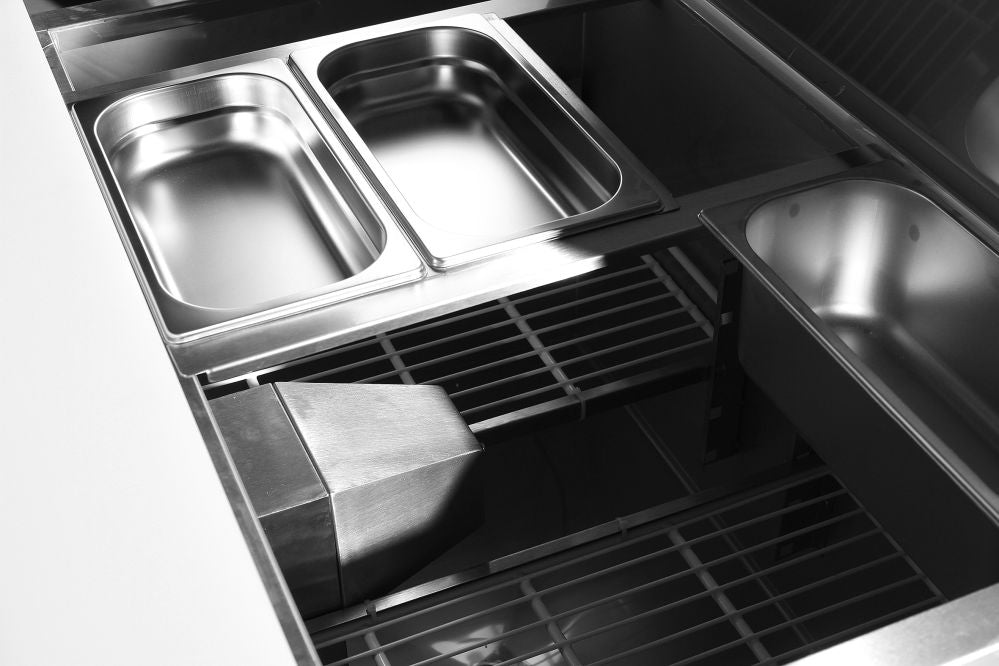 Saladette med 2 dører 300L, Arktic, 230V/310W, 900x700X (H) 888mm - for Storkjøkken - XL - Storkjøkken