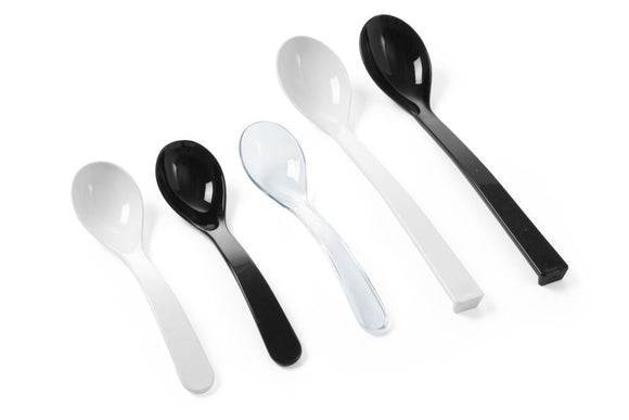 Salat skje, 0,03L, White, 235x55mm - for Storkjøkken - XL - Storkjøkken