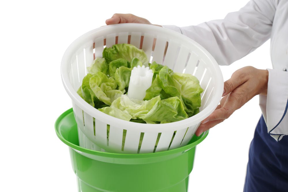 Salatspinner - 12L - Grønn - for Storkjøkken - XL - Storkjøkken