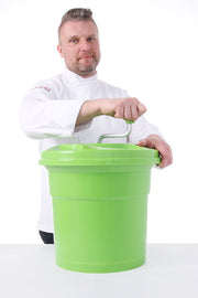 Salatspinner - 25L - Grønn - for Storkjøkken - XL - Storkjøkken