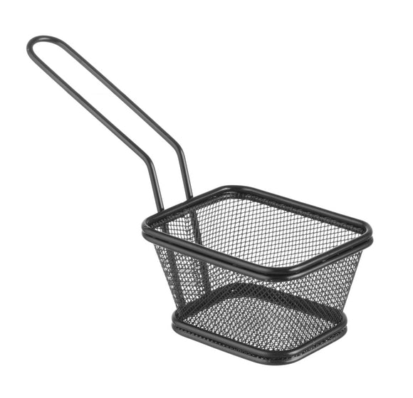 Serverings kurv miniatyrer stabelbar svart, 105x90x (h) 60mm - for Storkjøkken - XL - Storkjøkken