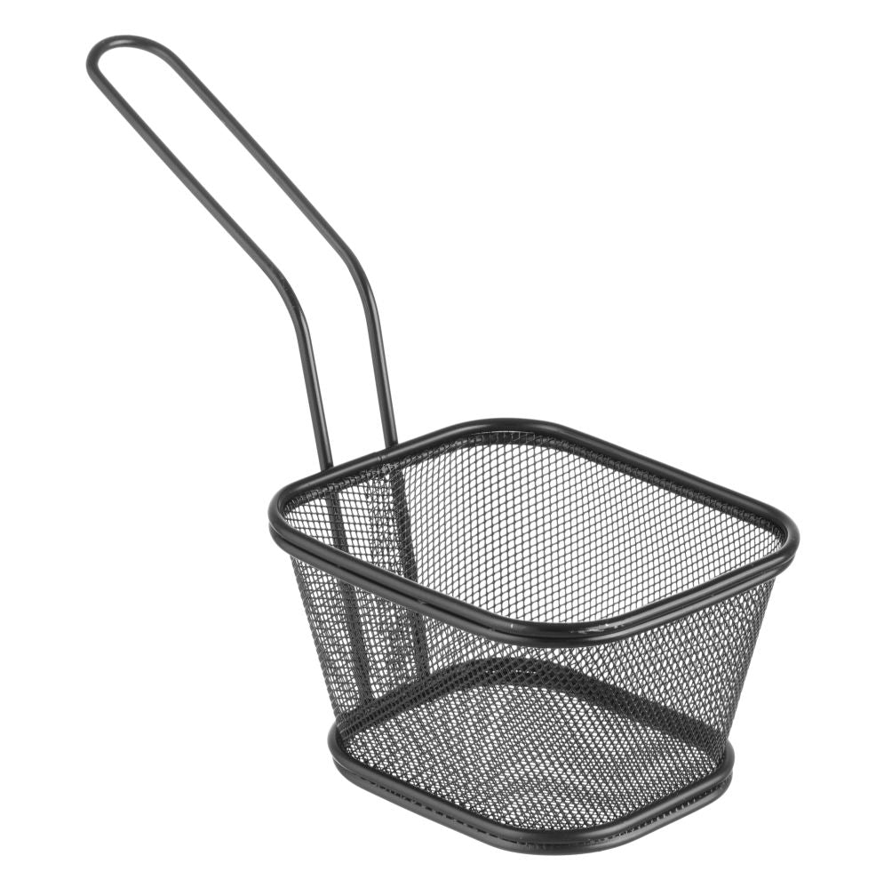 Serverings kurv miniatyrer stabelbar svart, 130x115x (h) 80mm - for Storkjøkken - XL - Storkjøkken