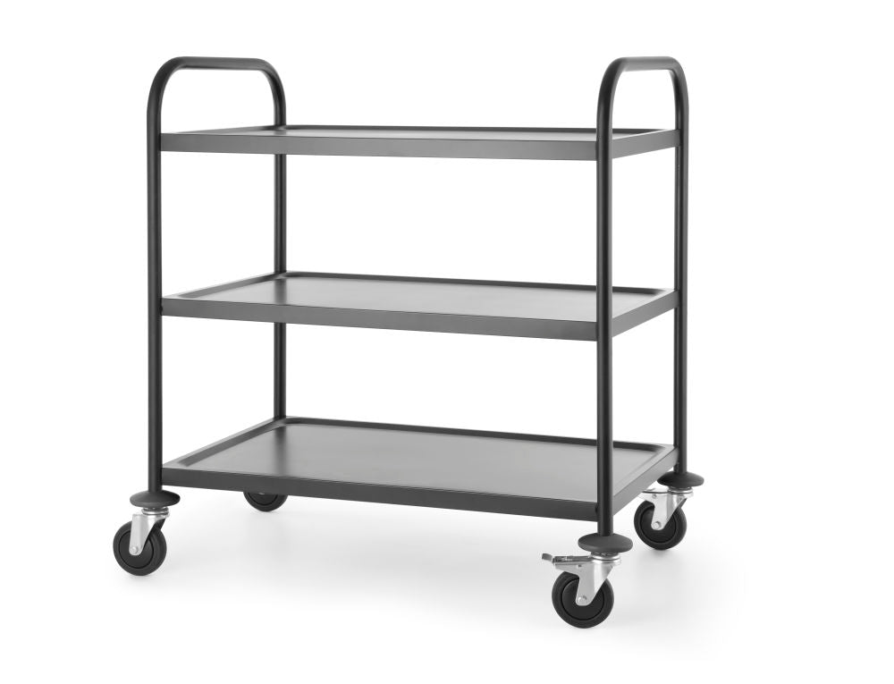 Serverings tralle Matt svart, 905x585x (H) 945mm - for Storkjøkken - XL - Storkjøkken