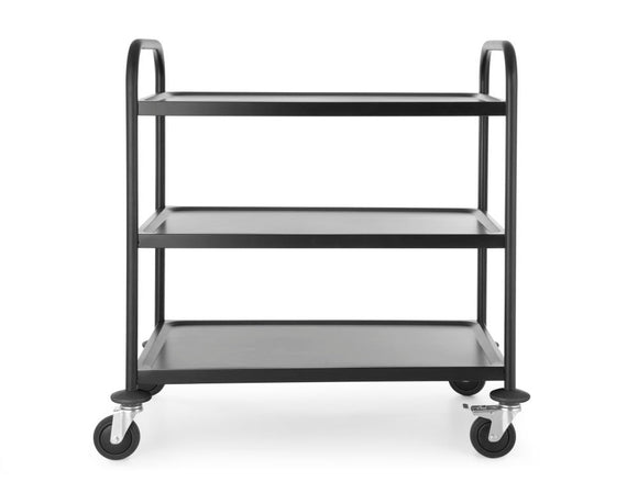 Serverings tralle Matt svart, 905x585x (H) 945mm - for Storkjøkken - XL - Storkjøkken