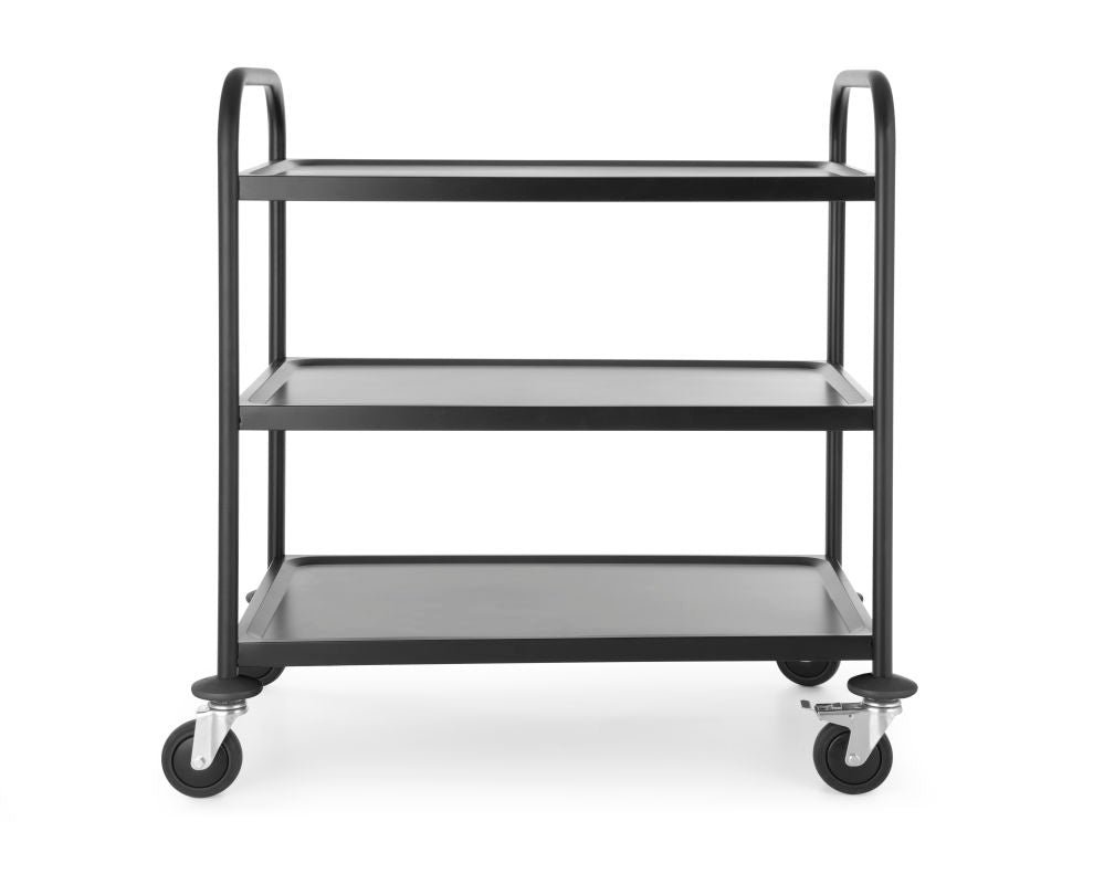 Serverings tralle Matt svart, 905x585x (H) 945mm - for Storkjøkken - XL - Storkjøkken