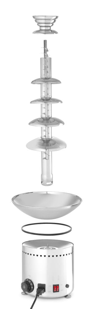 Sjokoladefontene - 6 etasjer - for Storkjøkken - XL - Storkjøkken