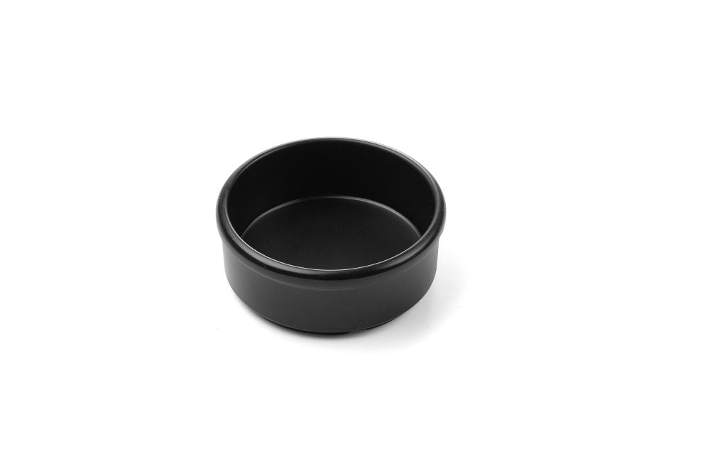 Smør og sausfat - 3 stk, svart, 3 stk., Ø80x (h) 30mm - for Storkjøkken - XL - Storkjøkken