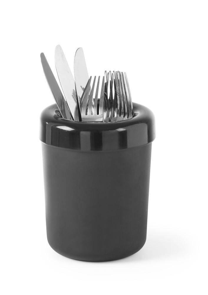 Søppel bøtte liten for bord eller bestikkholder, svart, Ø130X (H) 160mm - for Storkjøkken - XL - Storkjøkken