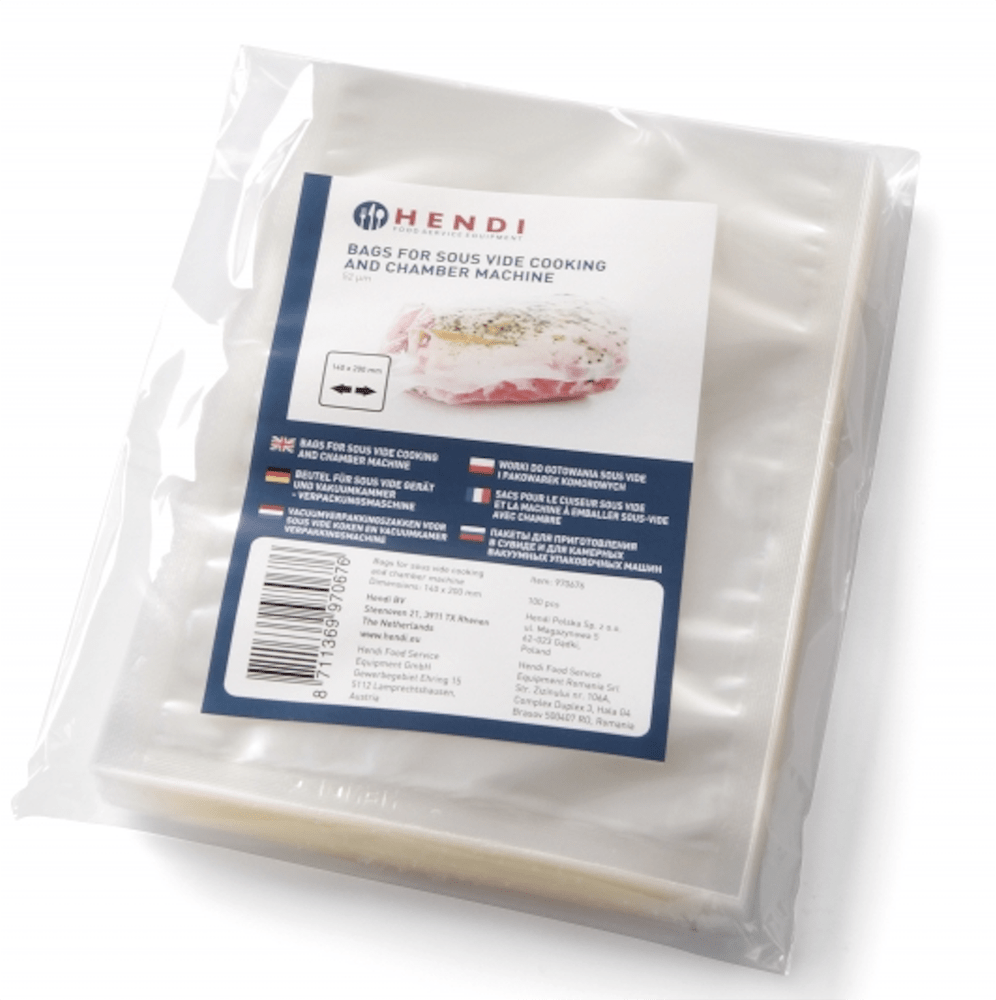 Sous - Vide kokeposer for vakuumpakkemaskiner., 100 stk., 400x300mm - for Storkjøkken - XL - Storkjøkken