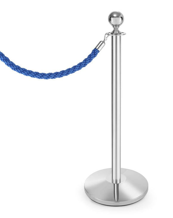 Sperrestolpe med høyglans pollert finish, Post + Base, Ø360X (H) 1010mm - for Storkjøkken - XL - Storkjøkken