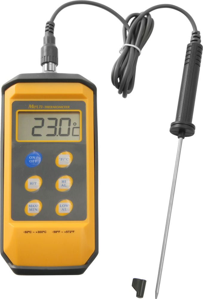 Sprutsikkert termometer m/sonde - for Storkjøkken - XL - Storkjøkken