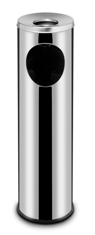 Stående avfallsbakke med askebeger, 15L, Ø200X (H) 700mm - for Storkjøkken - XL - Storkjøkken