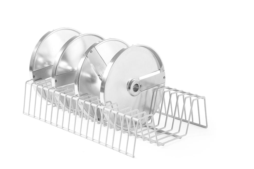 Stativ for 18 grønnsakskutterkniver, 400x250x (H) 90mm - for Storkjøkken - XL - Storkjøkken
