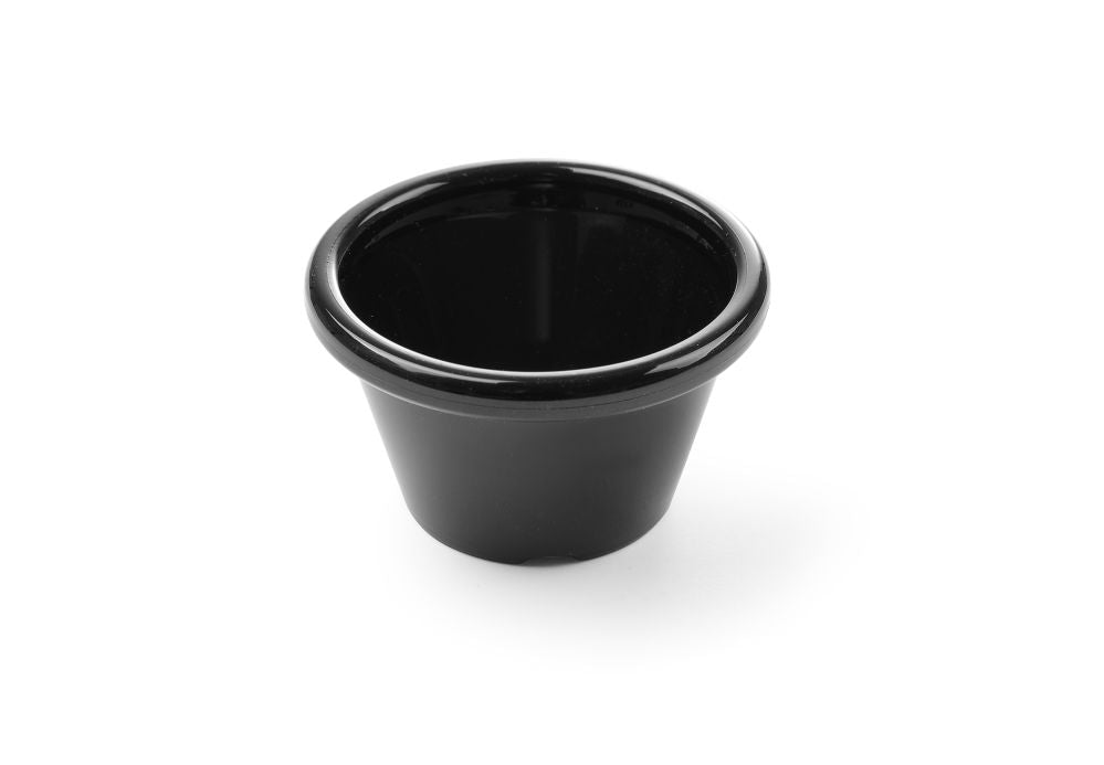 Suppe og sauseboller - Suppe og sauseboller - Ramekin - 12 stk, 0,045L, svart, 12 stk., Ø60X (H) 35mm - for Storkjøkken - XL - Storkjøkken