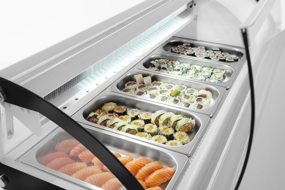 Sushi Display 5x GN 1/3 - Arktic - for Storkjøkken - XL - Storkjøkken