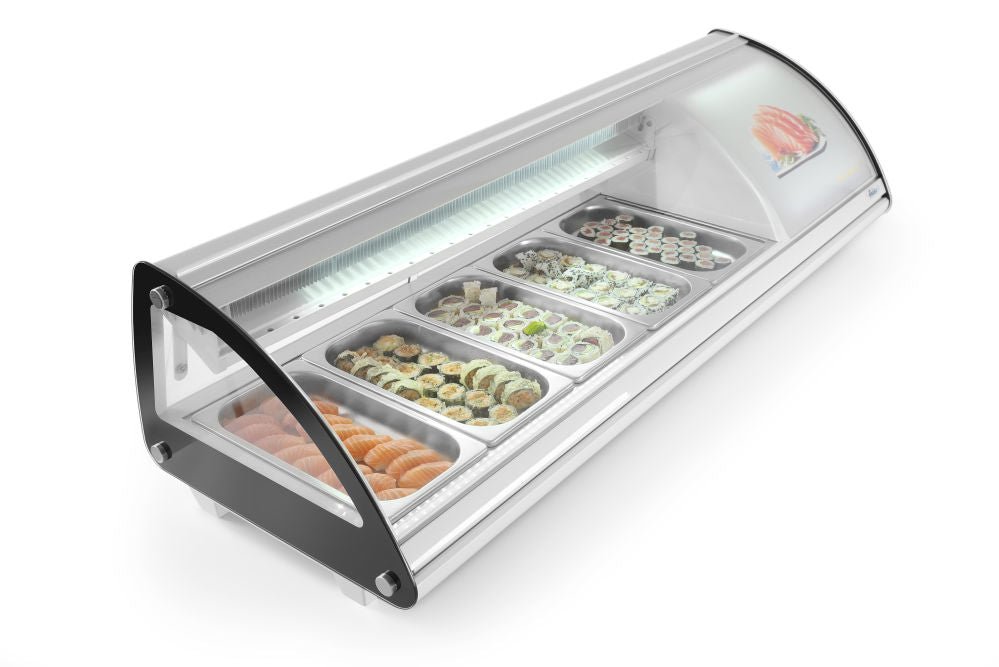 Sushi Display 5x GN 1/3 - Arktic - for Storkjøkken - XL - Storkjøkken