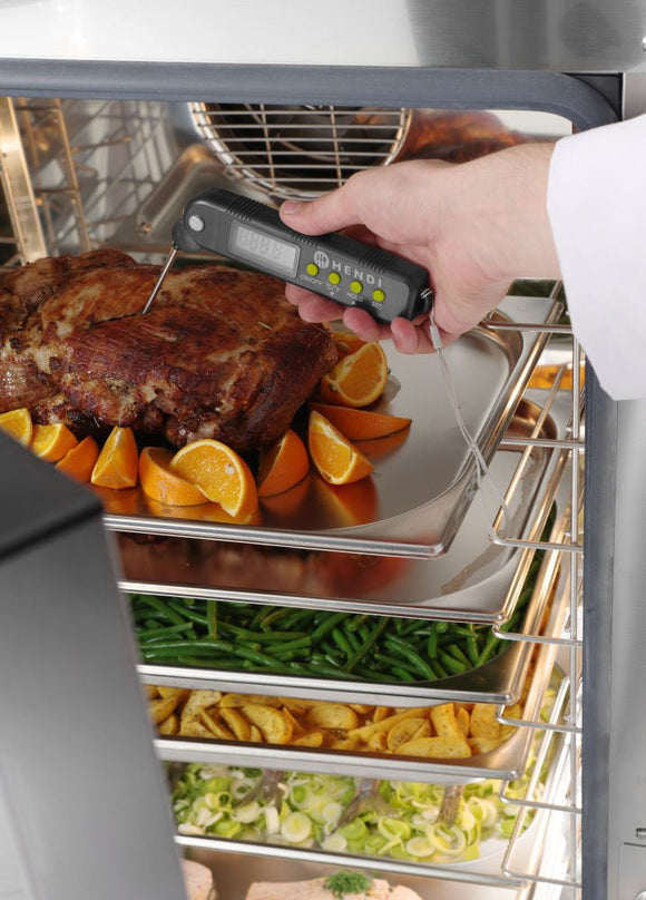 Termometer m/sammenleggbar sonde - for Storkjøkken - XL - Storkjøkken