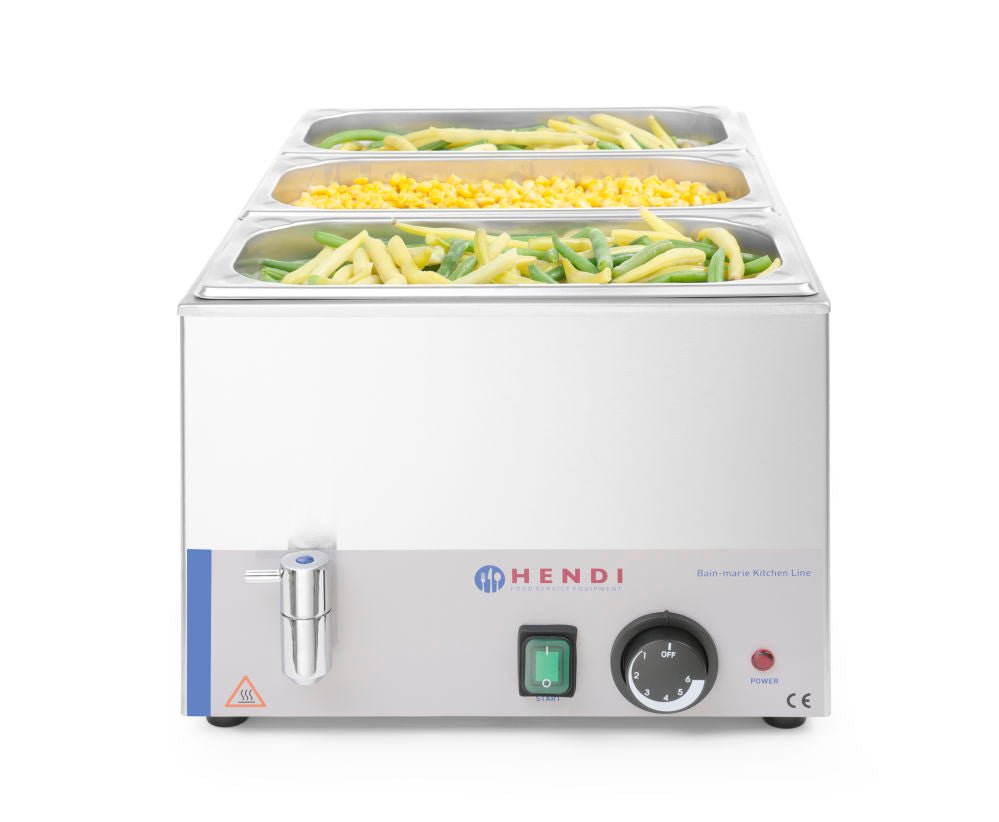 Vannbad med tappekran, 230V/1200W, 340x540X (H) 250mm - for Storkjøkken - XL - Storkjøkken