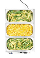 Vannbad med tappekran, 230V/1200W, 340x540X (H) 250mm - for Storkjøkken - XL - Storkjøkken