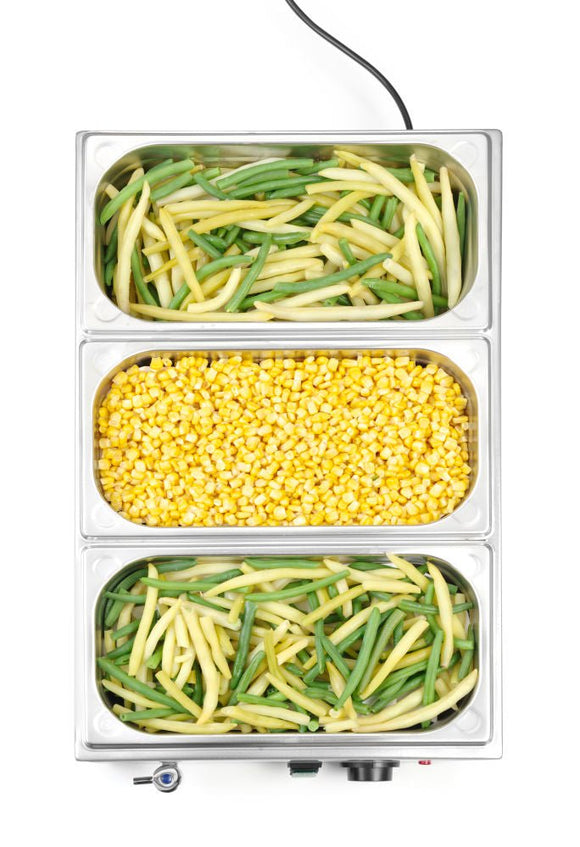 Vannbad med tappekran, 230V/1200W, 340x540X (H) 250mm - for Storkjøkken - XL - Storkjøkken